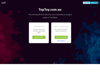 toptoy.com.au screenshot