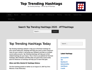 toptrendinghashtags.com screenshot