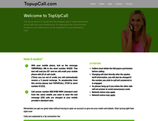topupcall.com screenshot