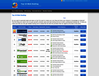 topwebhosting.chromefans.org screenshot