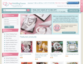 topweddingfavors.com screenshot