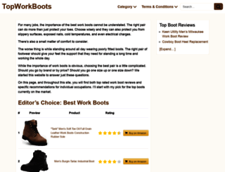 topworkboots.com screenshot