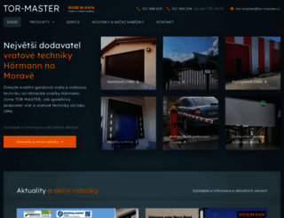 tor-master.cz screenshot
