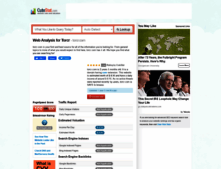 torcr.com.cutestat.com screenshot