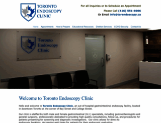 torendoscopy.ca screenshot