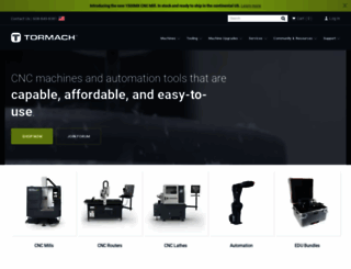 tormach.com screenshot