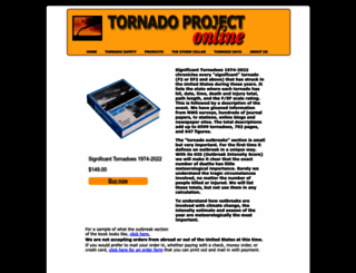 tornadoproject.com screenshot