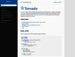 tornadoweb.org screenshot