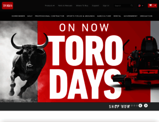 toro.com screenshot