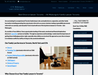 toronto-familylawyer.com screenshot