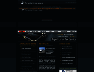 toronto-limousines.com screenshot