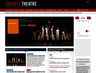 toronto-theatre.com screenshot