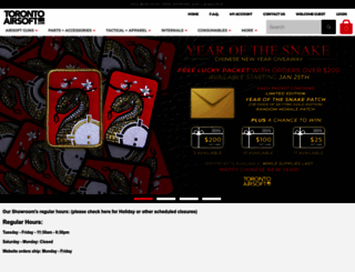 torontoairsoft.com screenshot