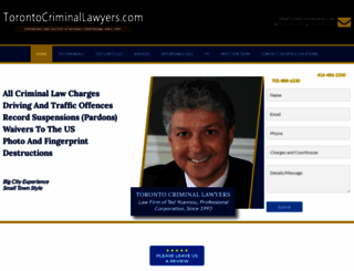 torontocriminallawyers.com screenshot