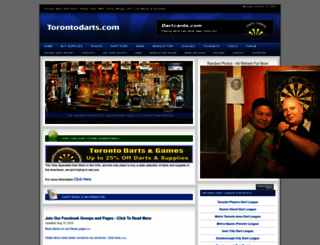 torontodarts.com screenshot