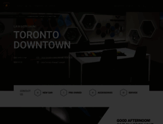 torontodowntown.lamborghini screenshot