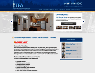 torontofurnishedapartments.com screenshot