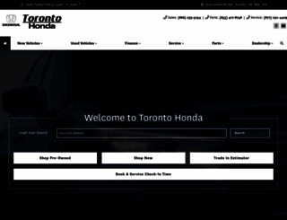 torontohonda.com screenshot
