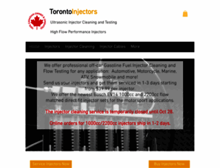 torontoinjectors.com screenshot