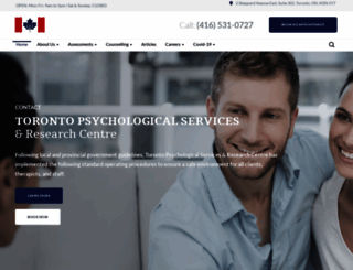 torontopsychologicalservices.com screenshot