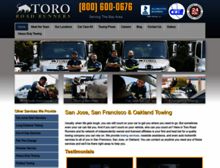 tororoadrunners.com screenshot