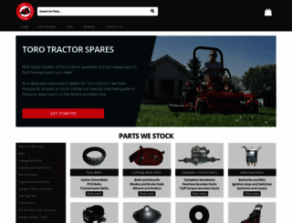torotractorspares.co.uk screenshot