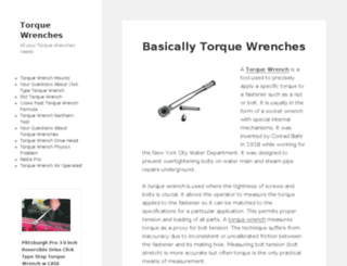 torque-wrenches.info screenshot