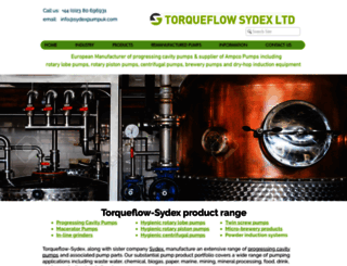 torqueflow-sydex.com screenshot