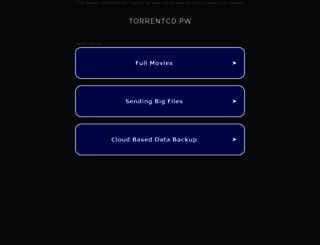 torrentcd.pw screenshot