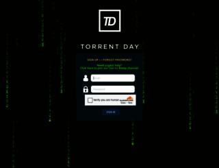 torrentday.com screenshot