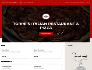 torresitalianrestaurantpizza.com screenshot