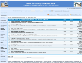 torreviejaforums.com screenshot
