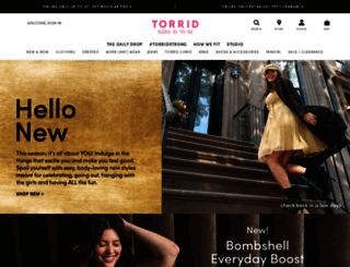 torrid.app.link screenshot