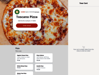 toscanopizza.com screenshot