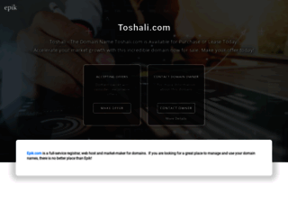 toshali.com screenshot