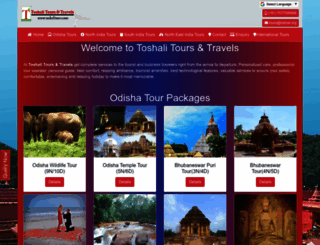 toshalitours.com screenshot