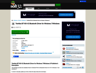 toshiba-bt183-v2-bluetooth-driver-for-windows-7-windows-8.soft32.com screenshot