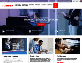 toshiba-business.com.au screenshot