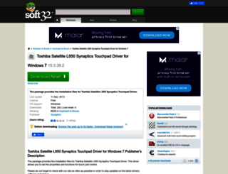 toshiba-satellite-l850-synaptics-touchpad-driver-for-windows-7.soft32.com screenshot