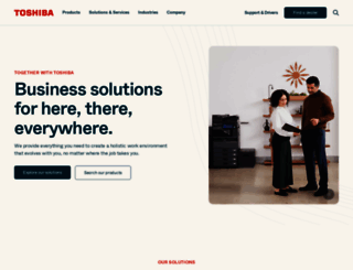 toshiba-solutions.com screenshot