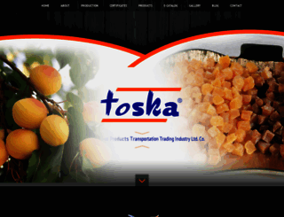 toskaexport.com screenshot