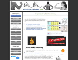 total-gym-exercises.com screenshot