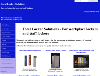 total-locker-solutions.co.uk screenshot