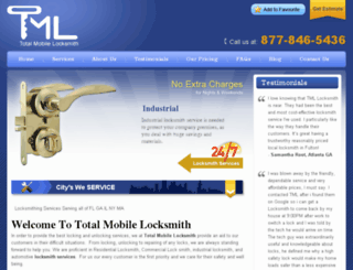 total-mobile-locksmith.com screenshot