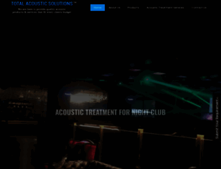 totalacousticsolutions.in screenshot