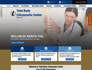 totalbodychiropractic.net screenshot