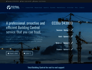 totalbuildingcontrol.co.uk screenshot