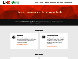 totalcarrecovery.co.uk screenshot