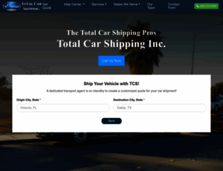 totalcarshipping.com screenshot