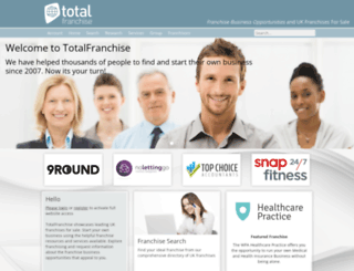 totalfranchise.co.uk screenshot